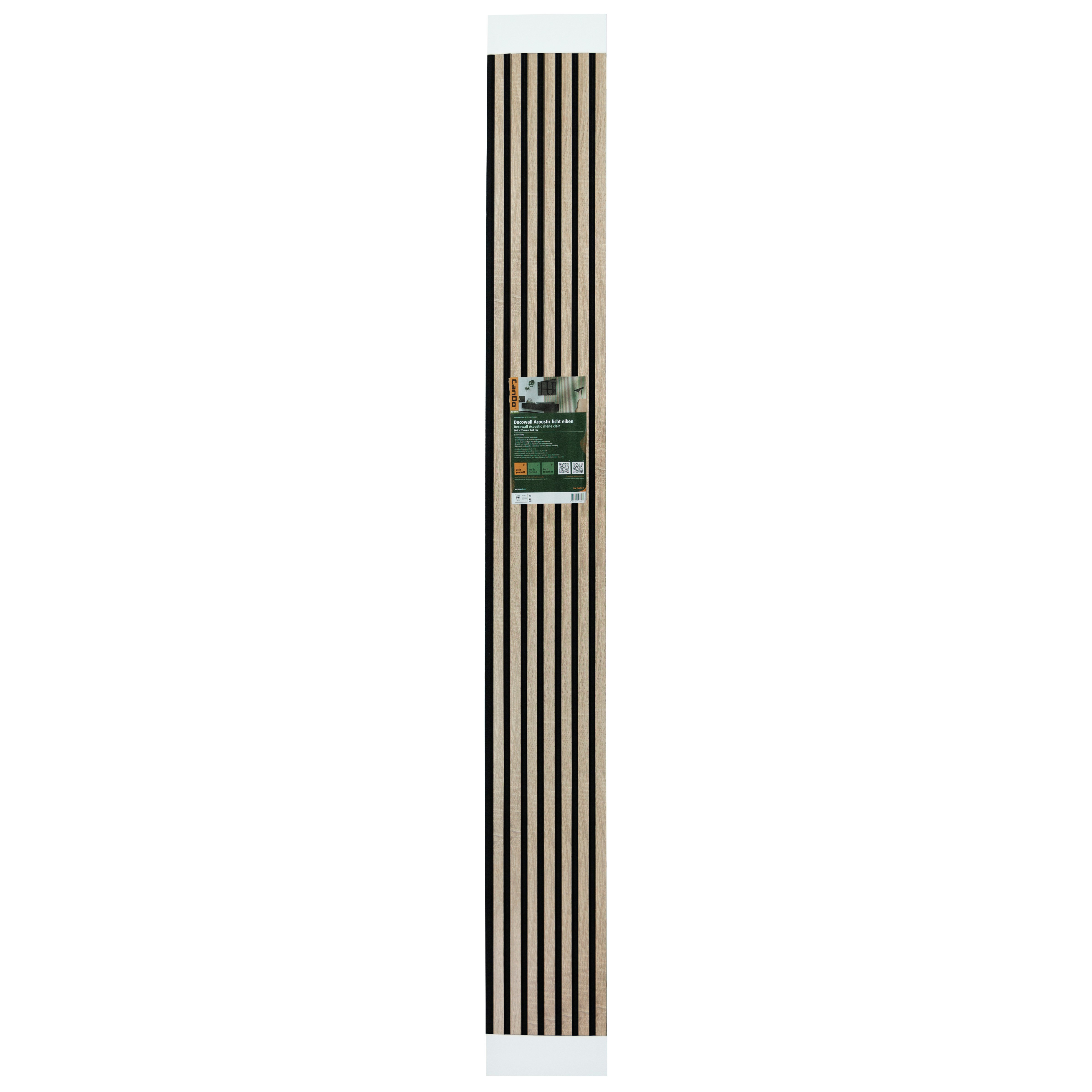Decowal Acoustic Eiken 260x30cm 2stuk 2