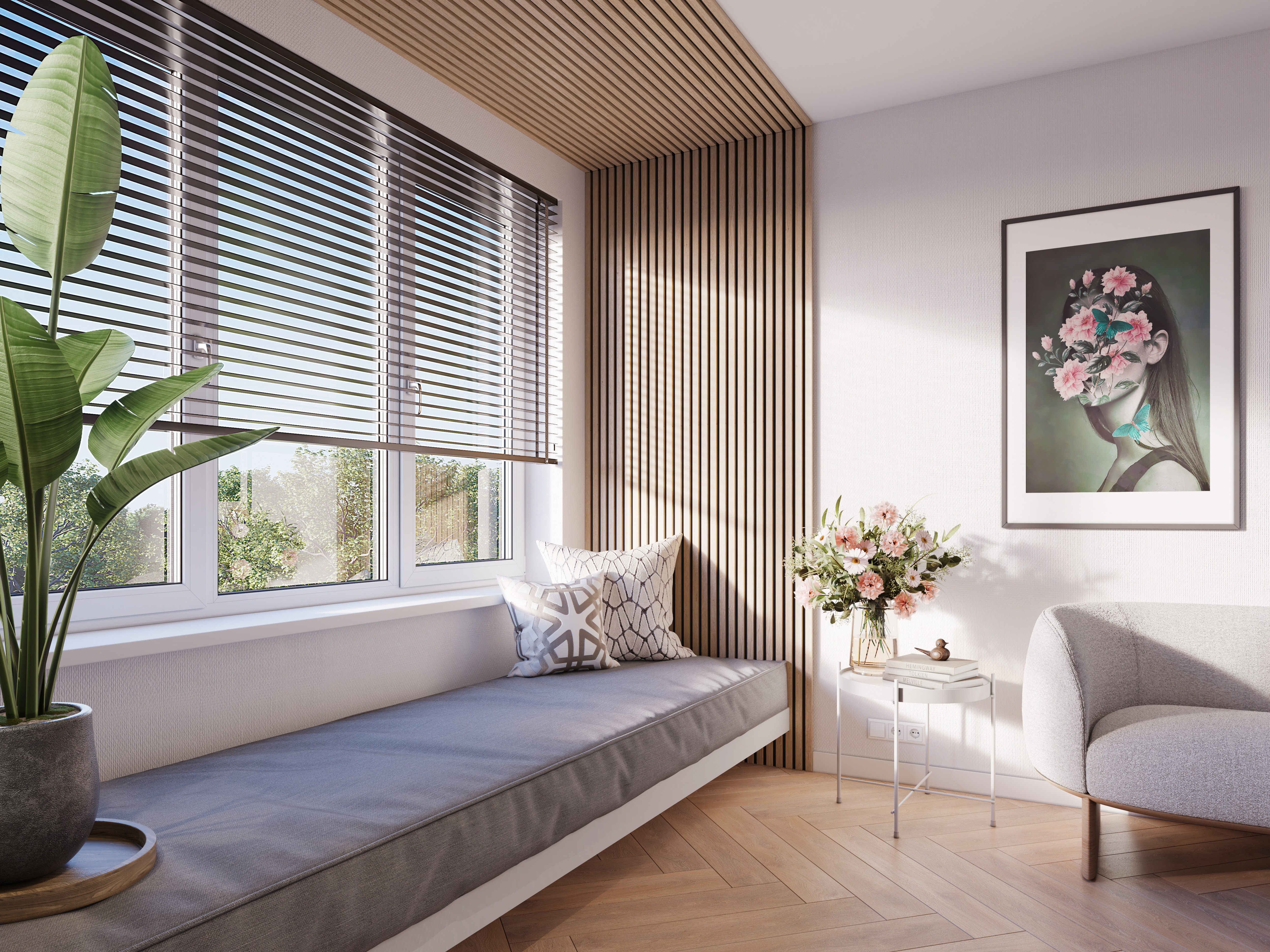 Decowal Acoustic Natuur Eik 260x30cm 2stuk 2