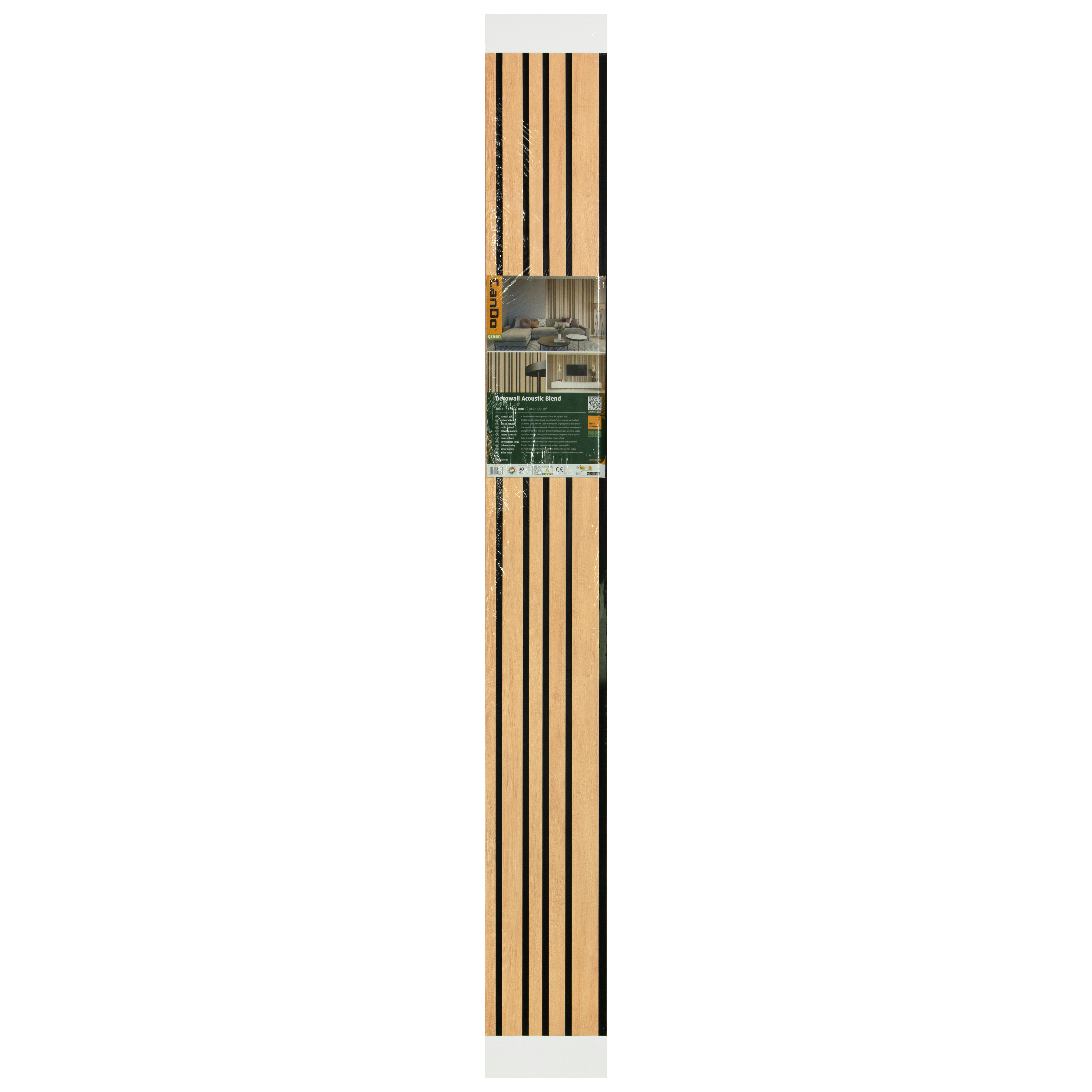 Decowall Blend Wandpaneel 30x260 cm 17 mm 1,56 m² Natuur 2