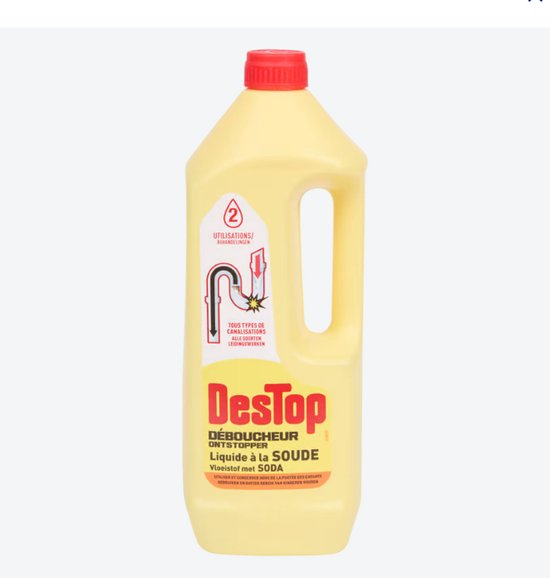 Destop Ontstopper met Soda