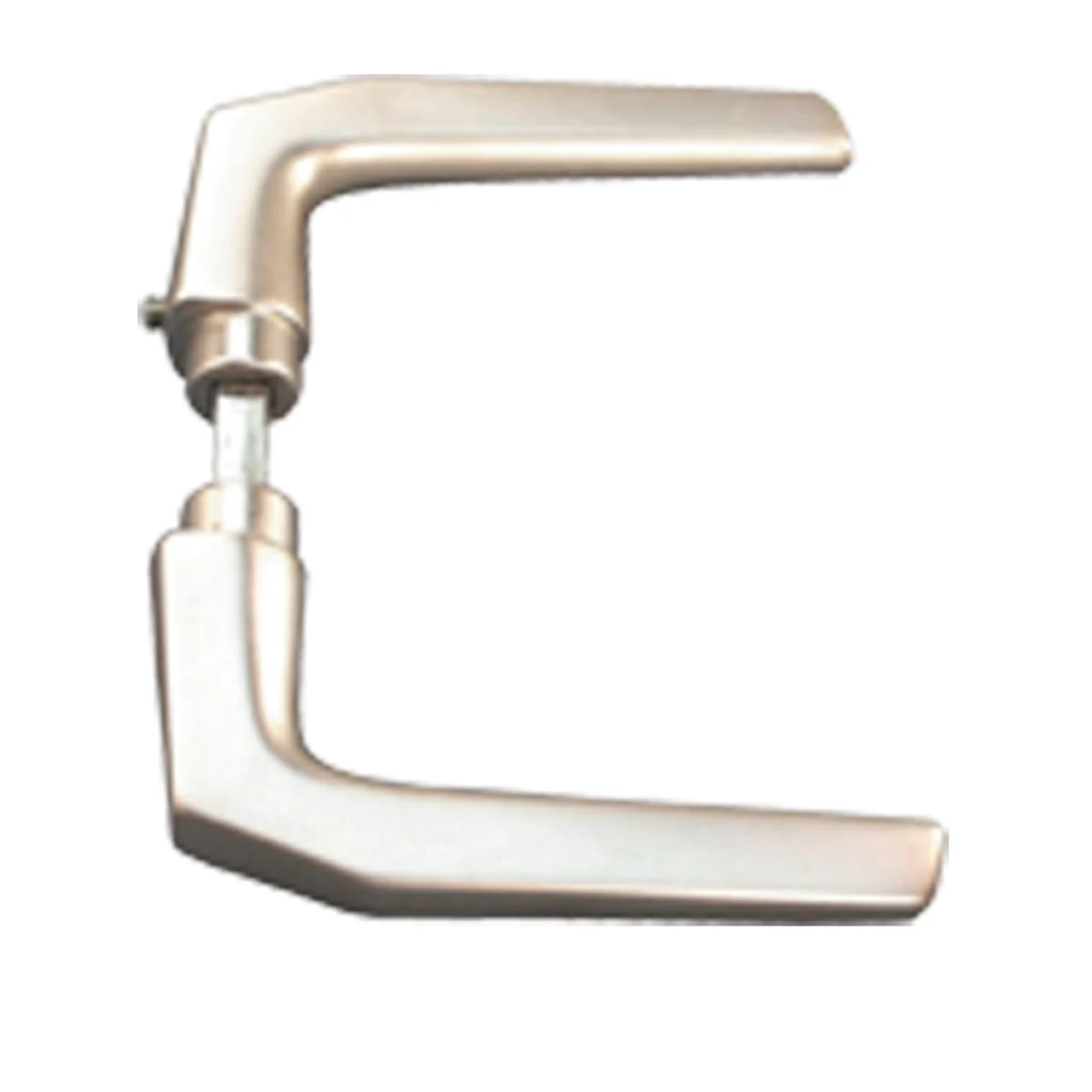 Deurkruk Stand.+schilden 90 mm