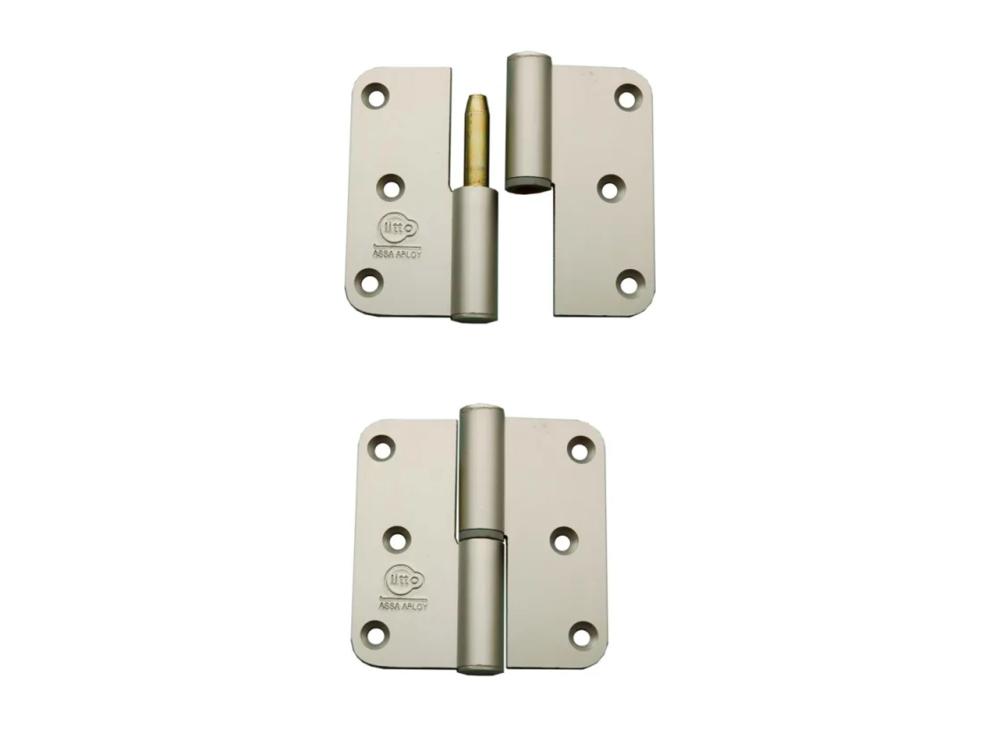 Deurpaumellen Alu Links 80 mm