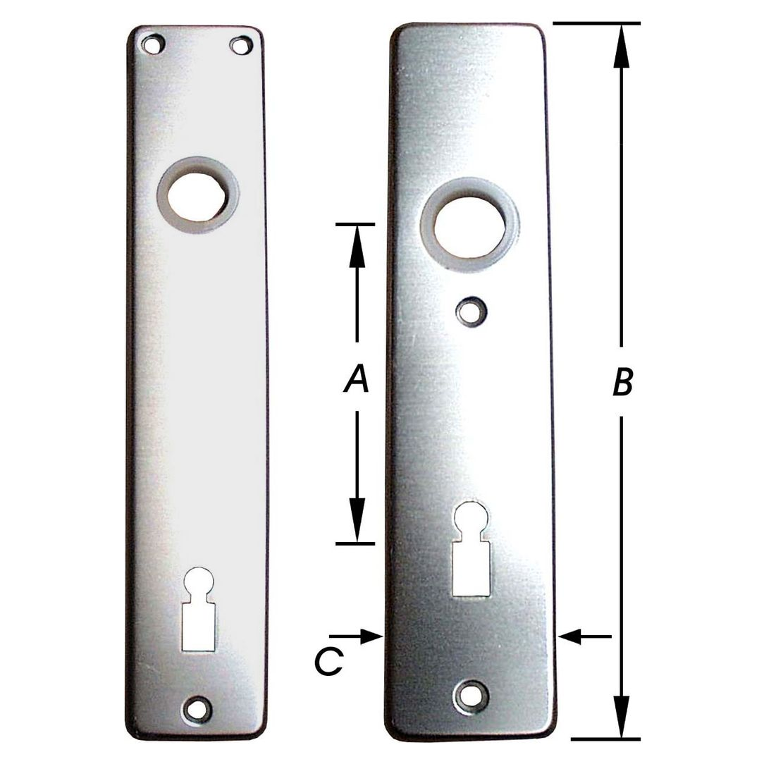 Deurschilden 55mmx210mm