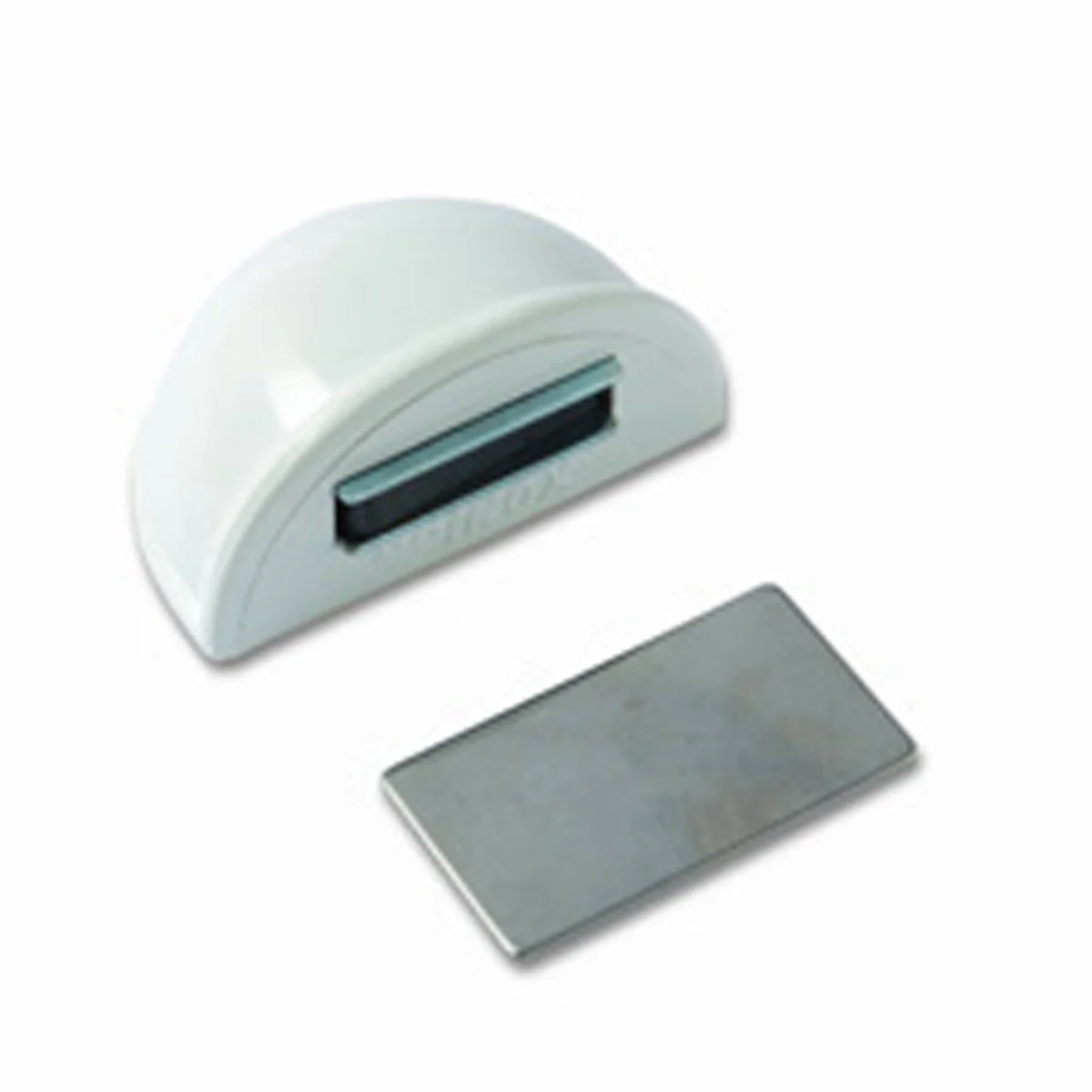 Deurstop + Magneet Wit Zelfkl.