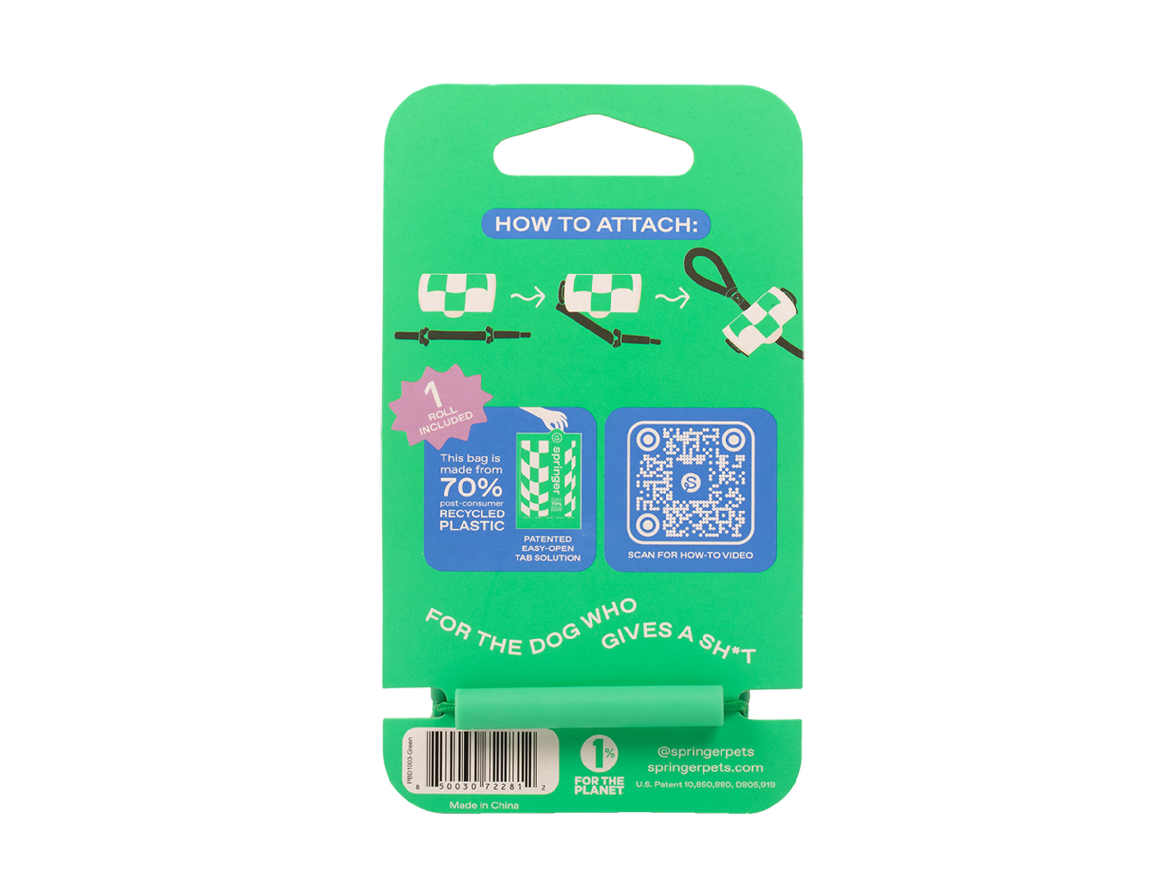 Dispenser Poepzak Groen 6