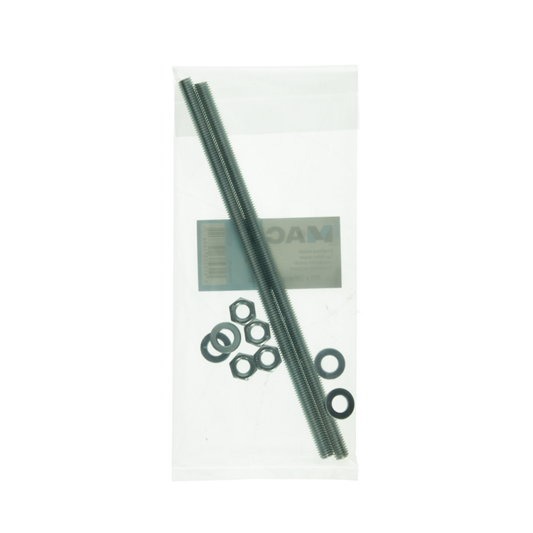 Draadeinde +Moer Verz. 2st M8 X 200 mm 3