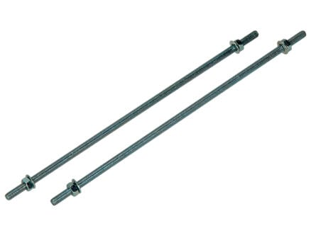 Draadeinde + Sluitring + Moer Verz. 2st M5 X 200 mm 2
