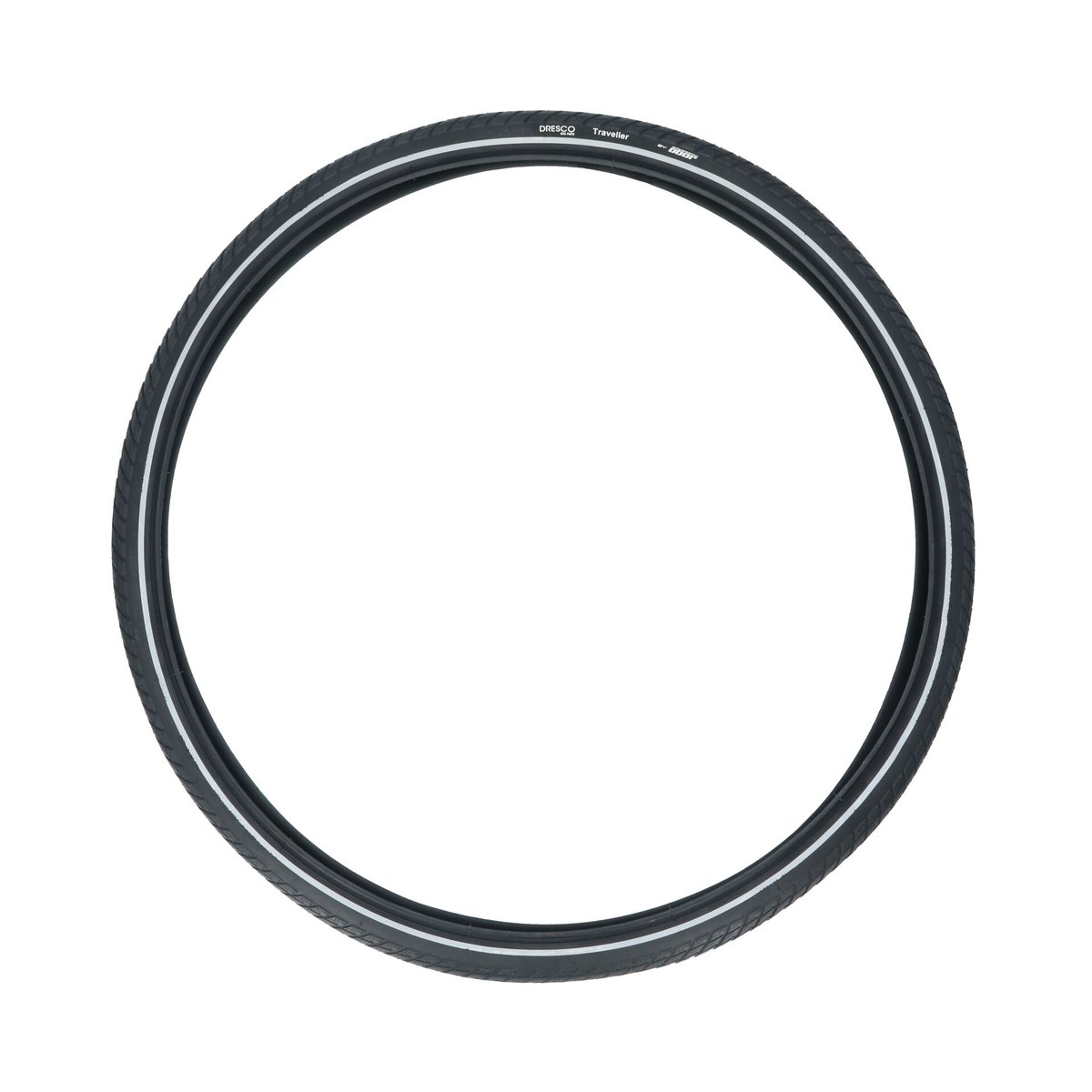 Dresco Basic Buitenband Traveller 28x1.60(42-622) Refl Zw 2