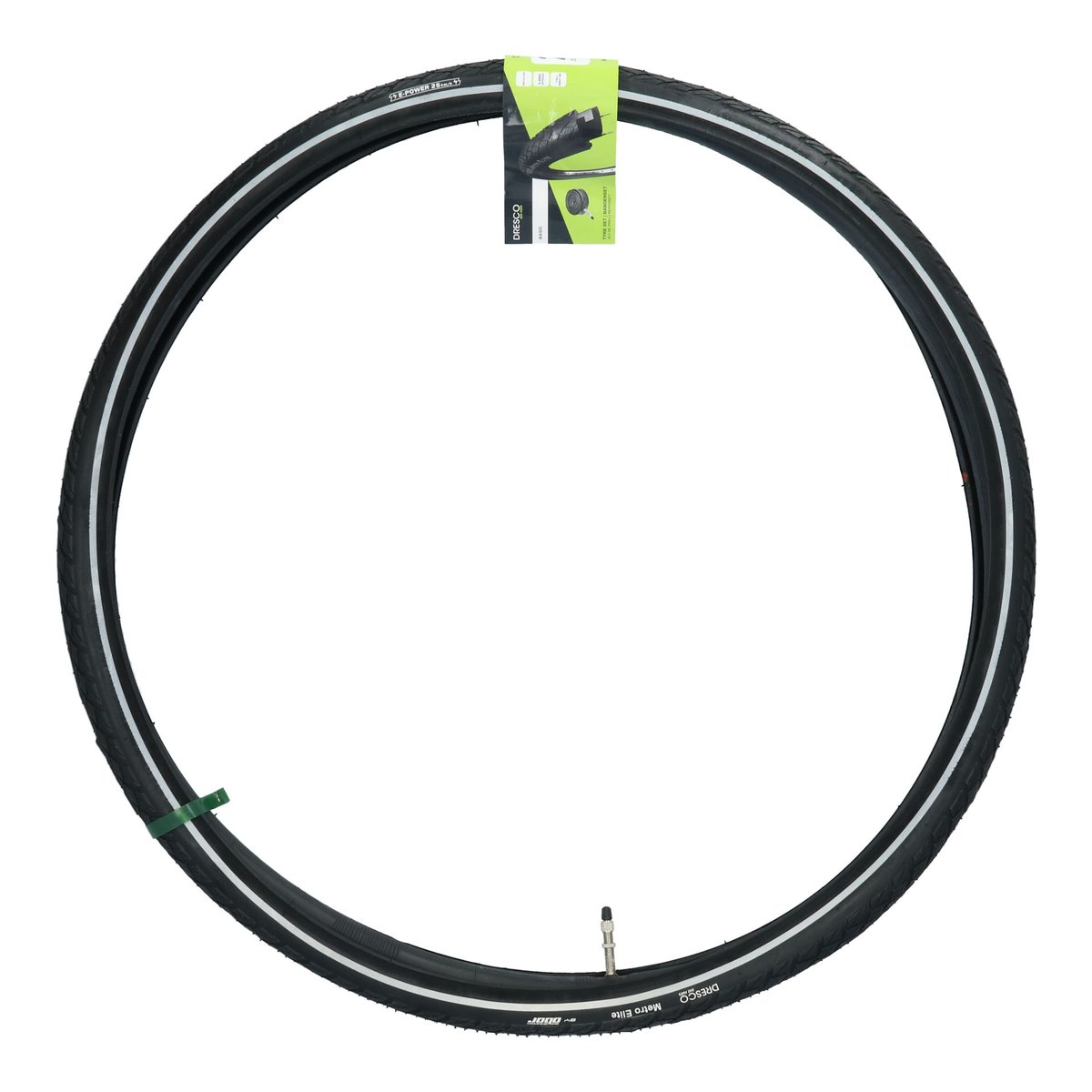 Dresco Binnen + Buitenband 28x1 5/8x 1 3/8 3