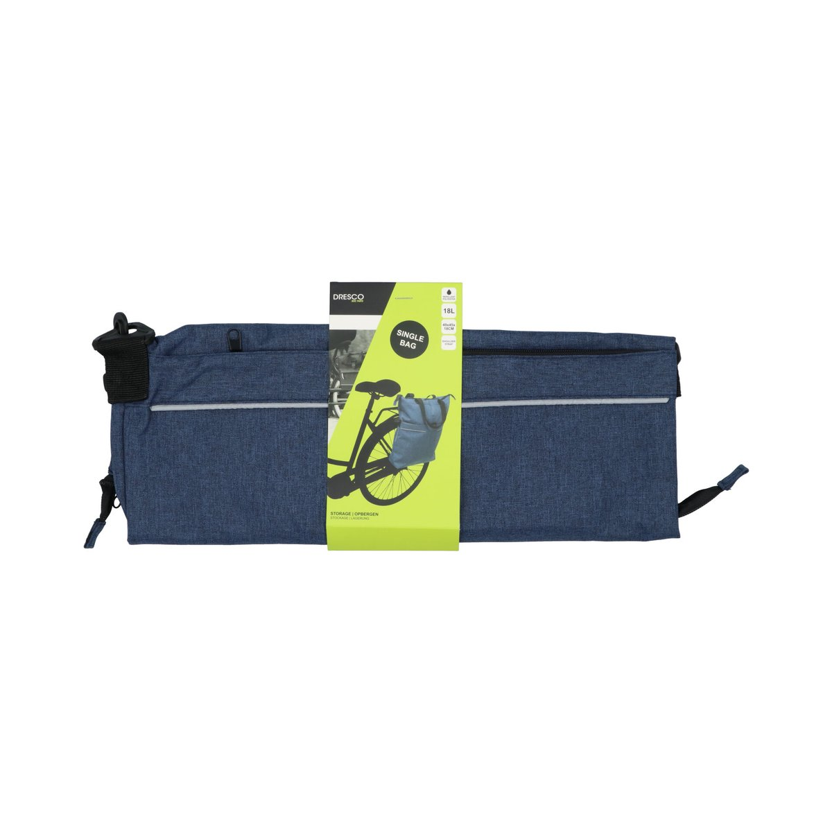 Dresco Enkele Fietstas Blauw 4