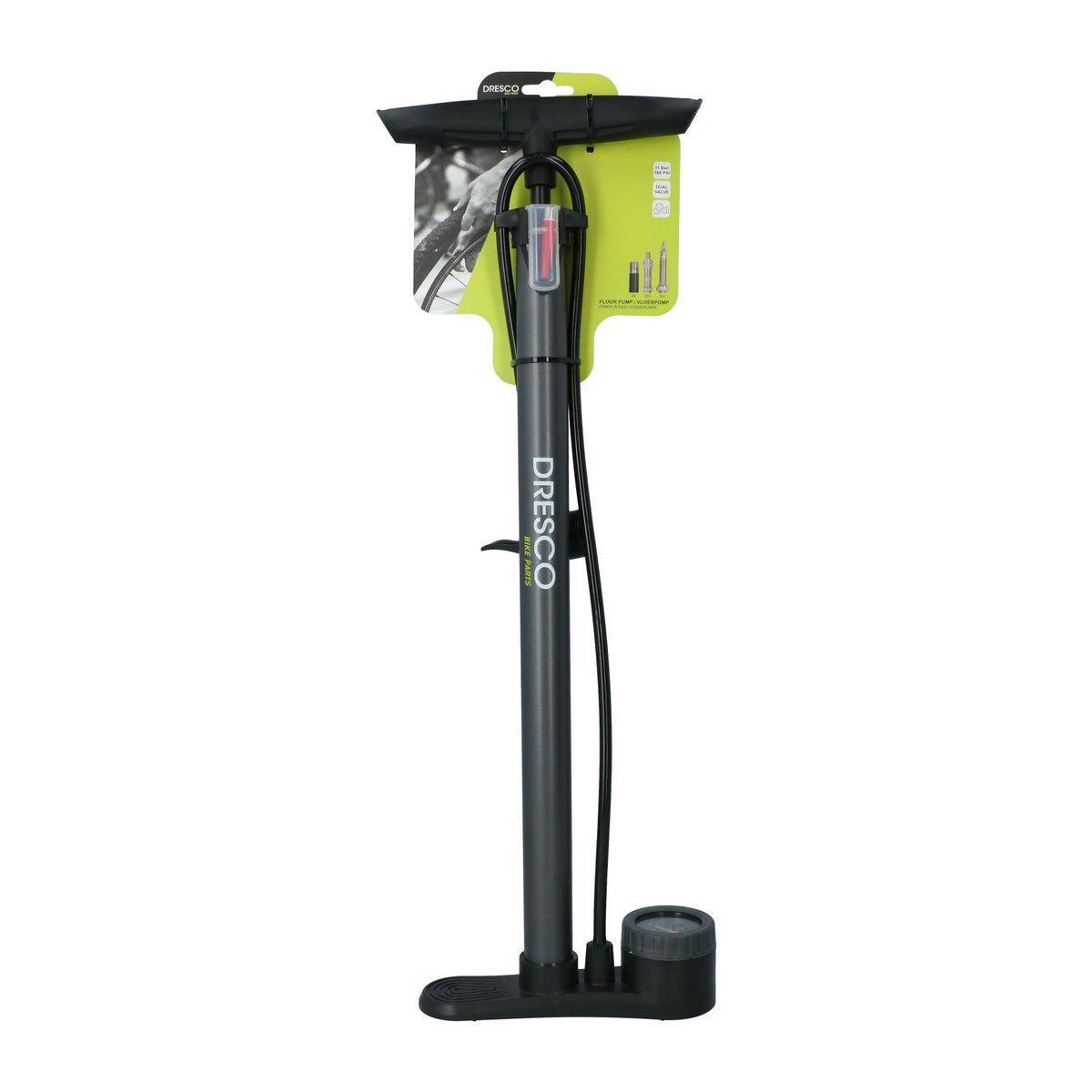 Dresco Fietspomp Manometer Compact 6