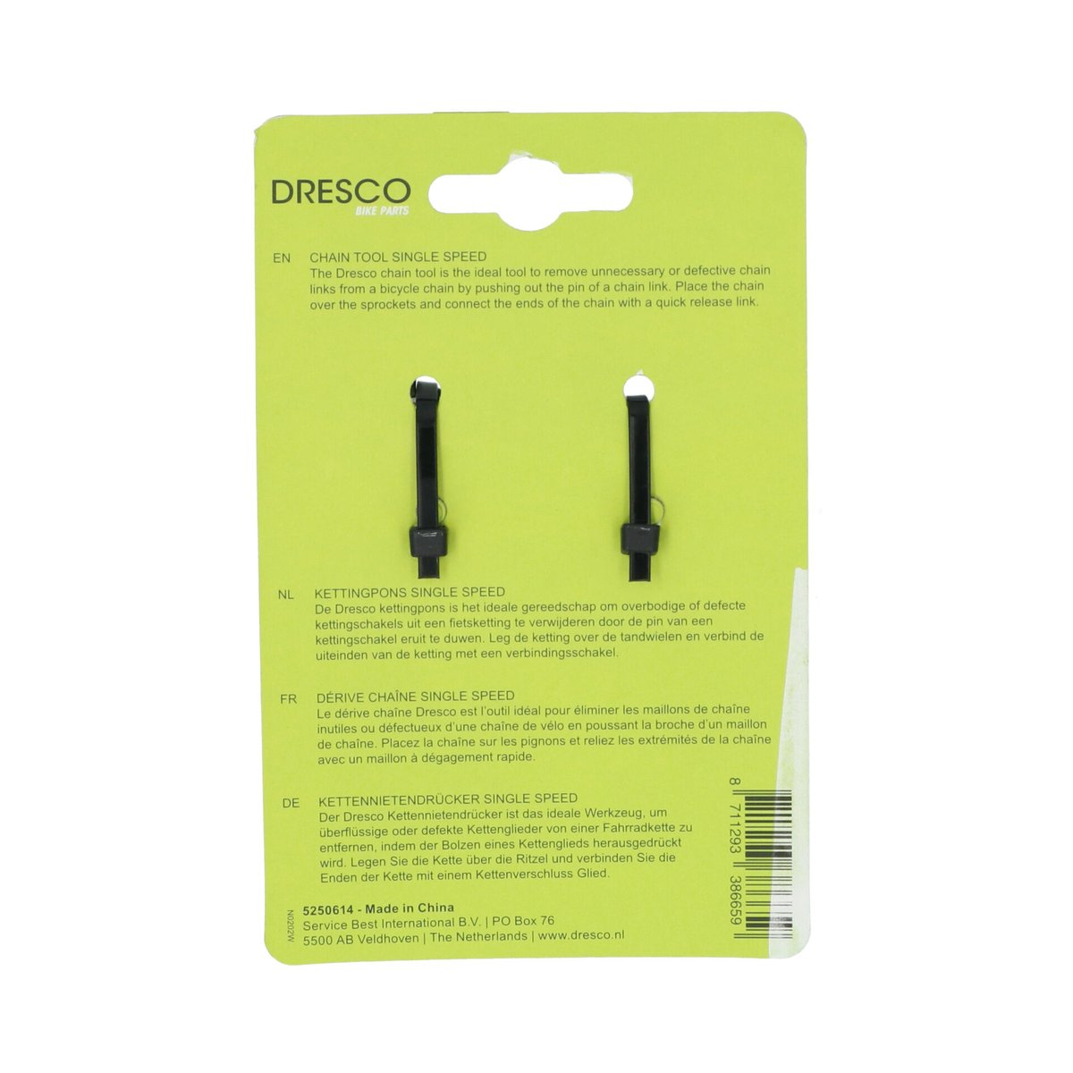 Dresco Kettingpons 1/2x1/8 5