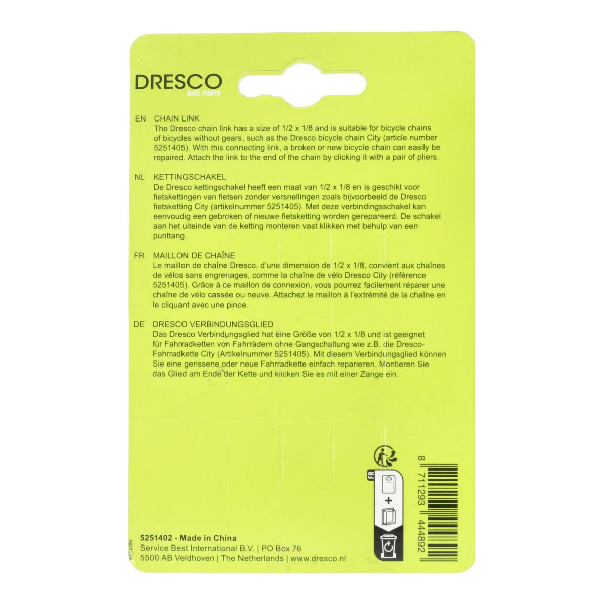 Dresco Kettingschakel 2st 4