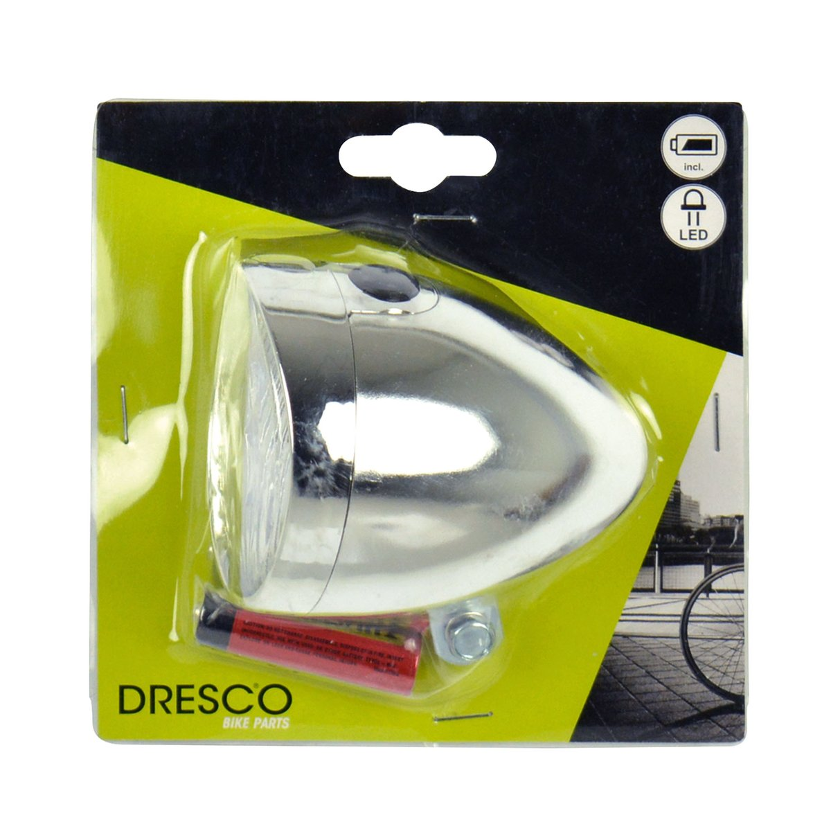 Dresco Koplamp Classic Chroom 4