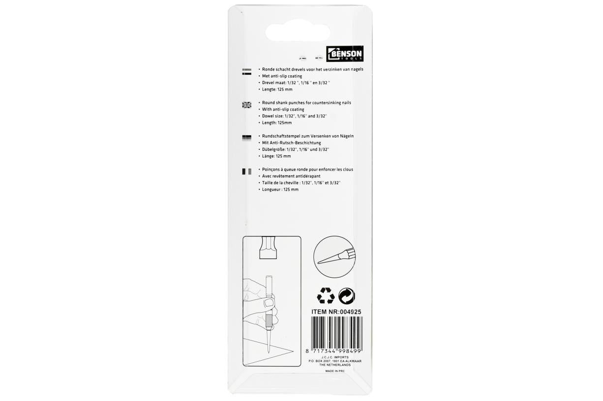 Drevelset 3st 125 mm 3