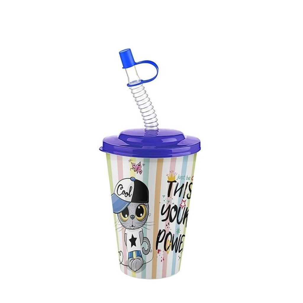 Drinkbeker met Rietje 400 ml 2