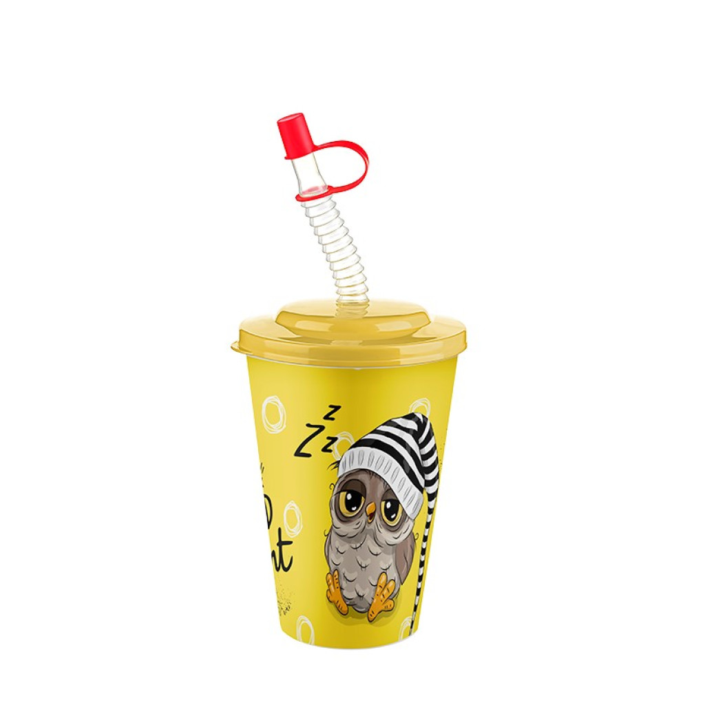 Drinkbeker met Rietje 400 ml 4