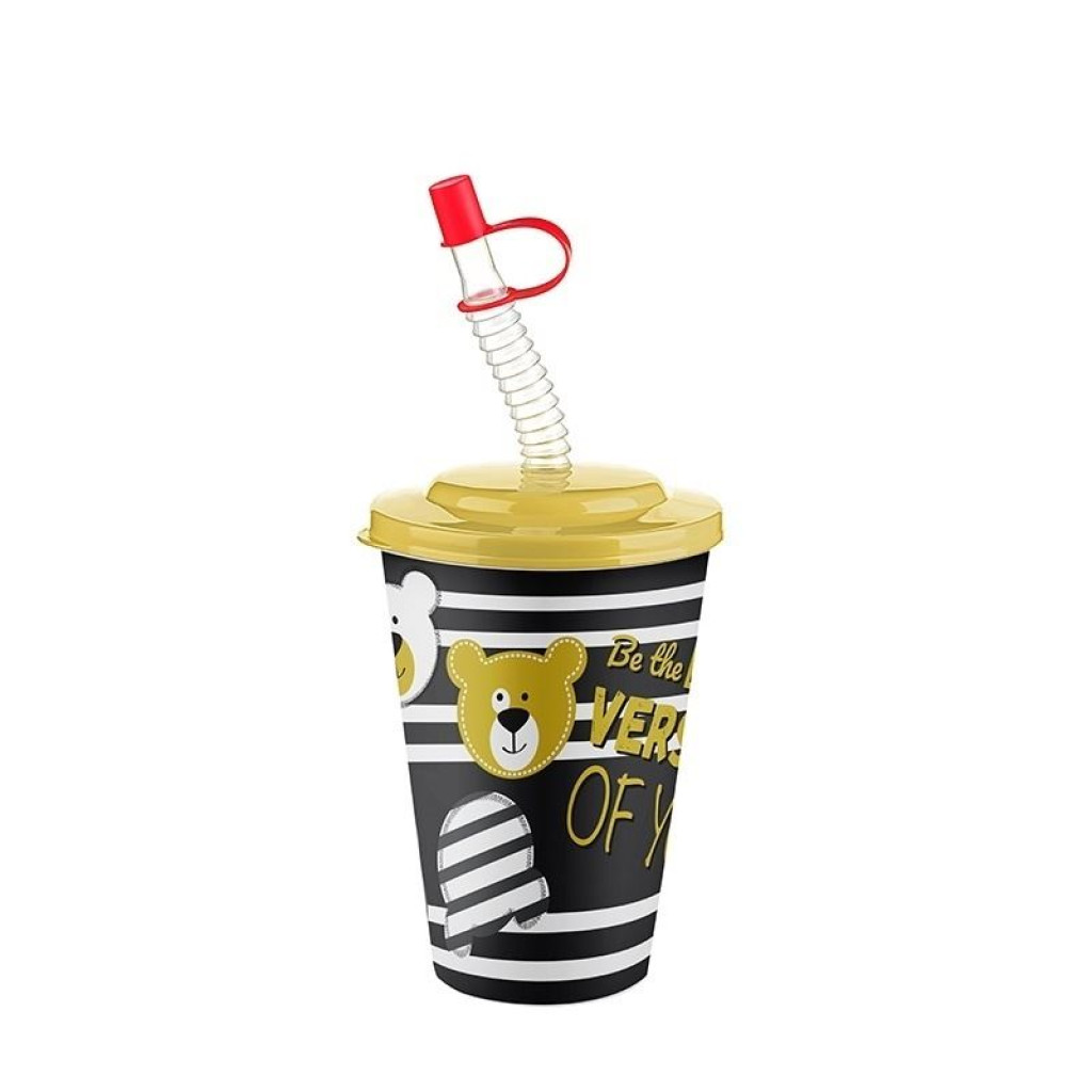Drinkbeker met Rietje 400 ml