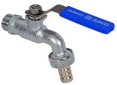 Dub Dienstkraan Pro 1/2 Blauw met Hendel