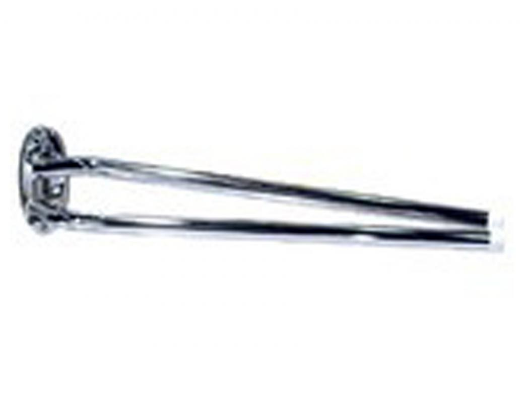 Dubbel Handdoekdrager Chr