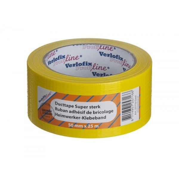 Ductape Geel 50 mm X 25 m