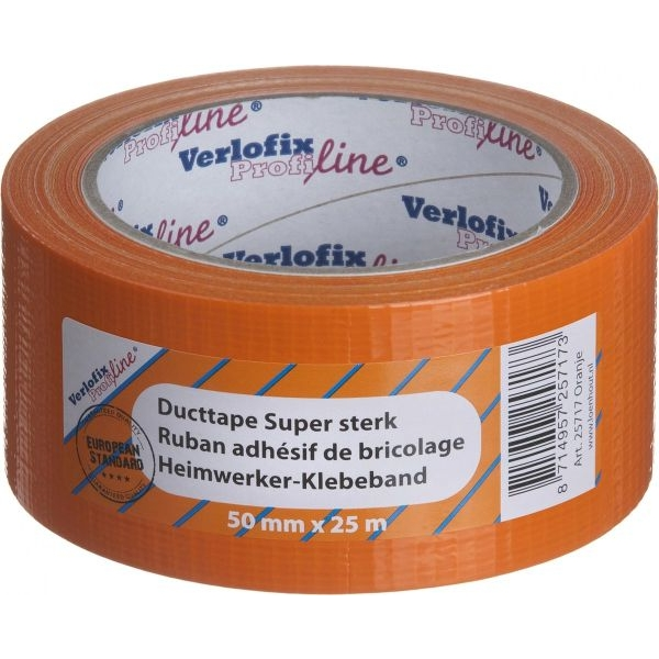 Ductape Oranje 50 mm X 25 m