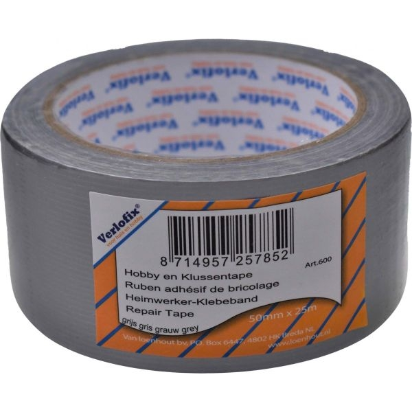 Ducttape 50x25 Grijs