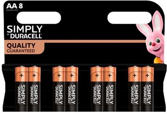 Duracell Aa 8st Promo Pack 3