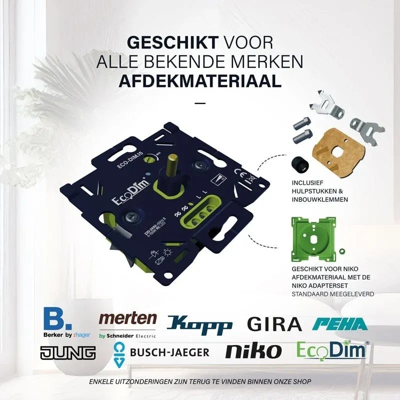Ecodim Led Dimmer Comlpatibel Niko 150w 2