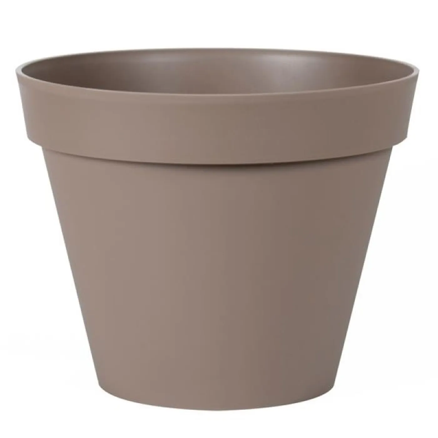 Eda Bloempot Toscane 10 l Dia30cm H26cm Taupe