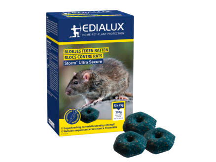 Edialux Storm Ratten- en Muizengif 300 g 3