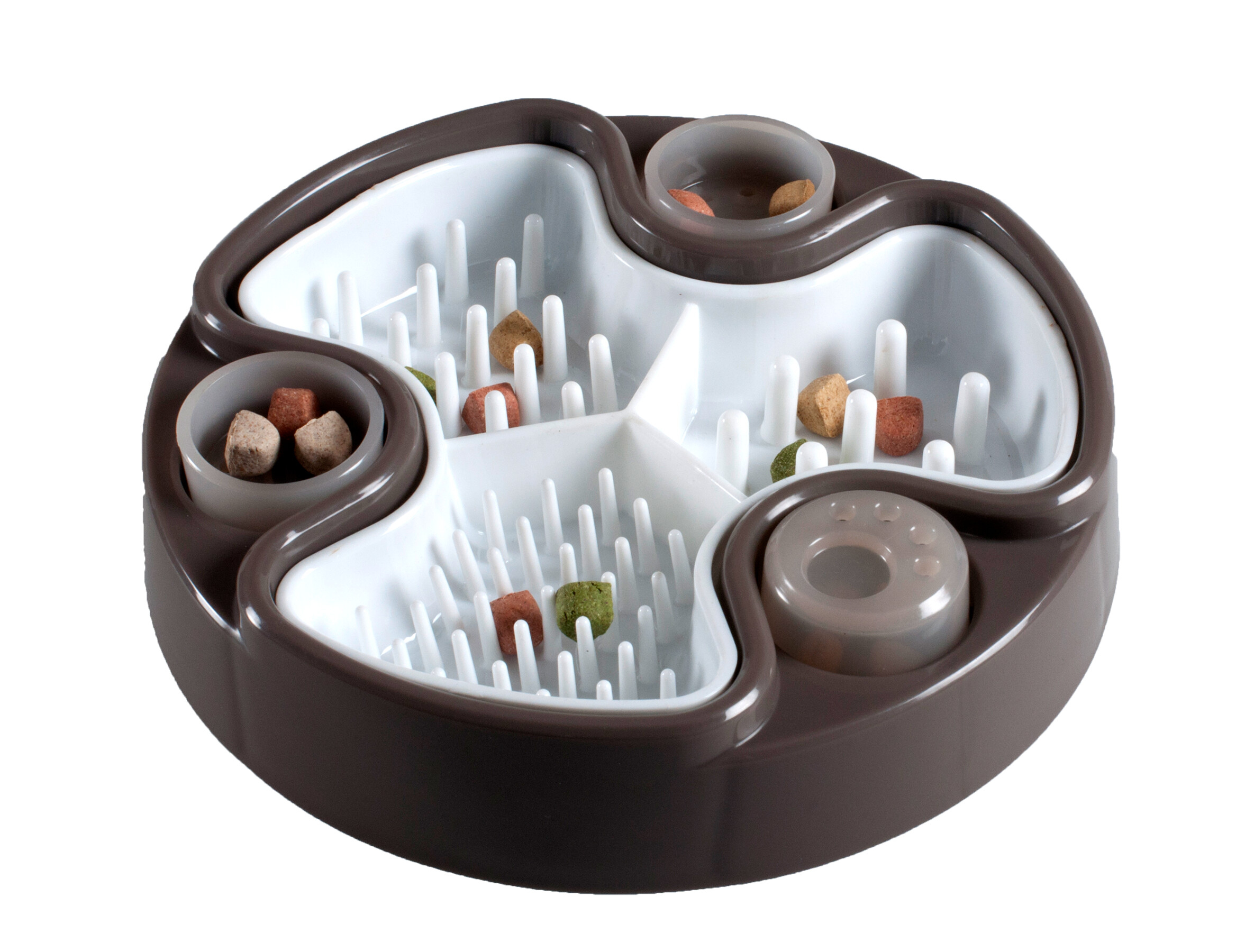 Educatieve Eetpot Brain Bruin 24 cm 2