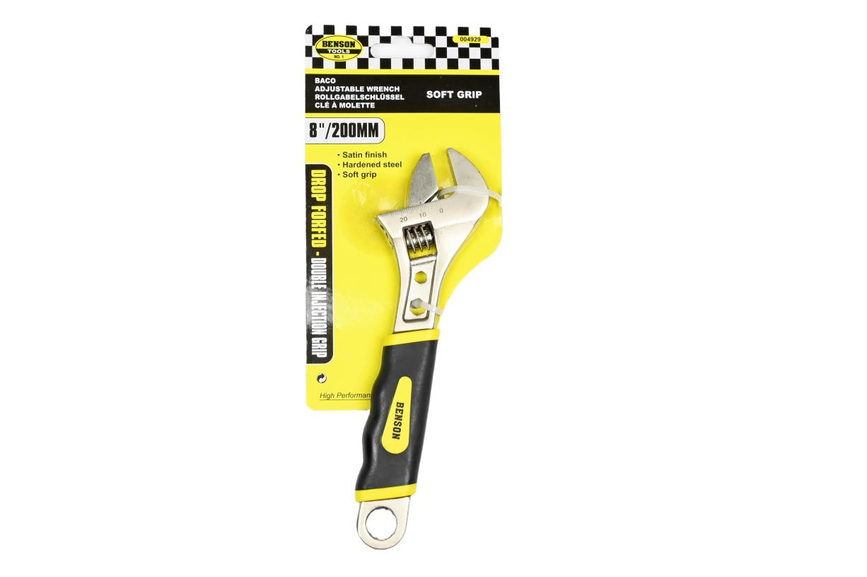 Engelse Sleutel Soft Grip 200 mm 3