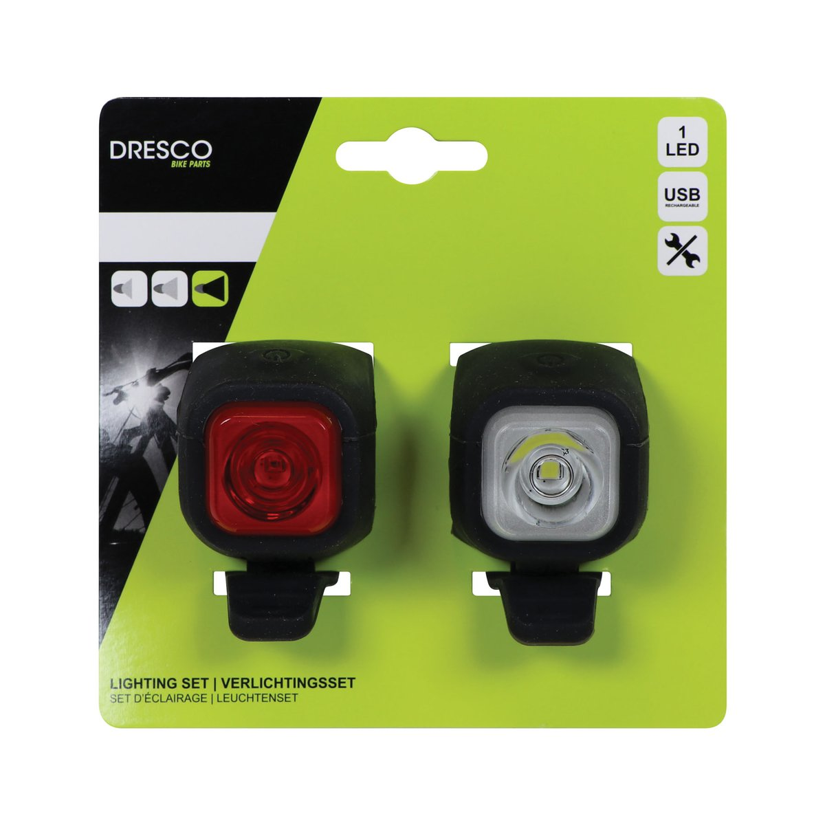 Fiets Lamp Set Led Oplaadbaar 4