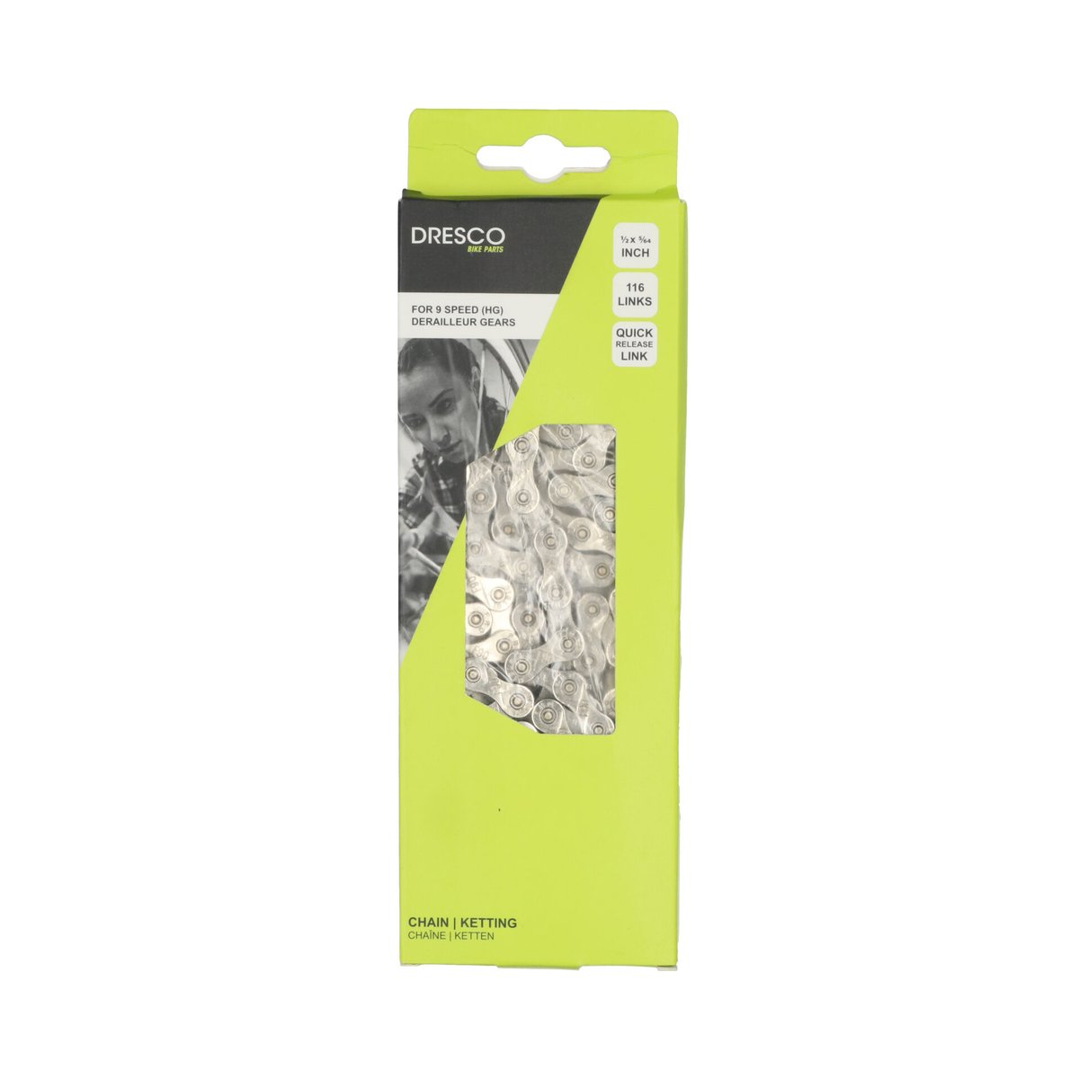 Fietsketting 116 Schakels Links 9 Speed