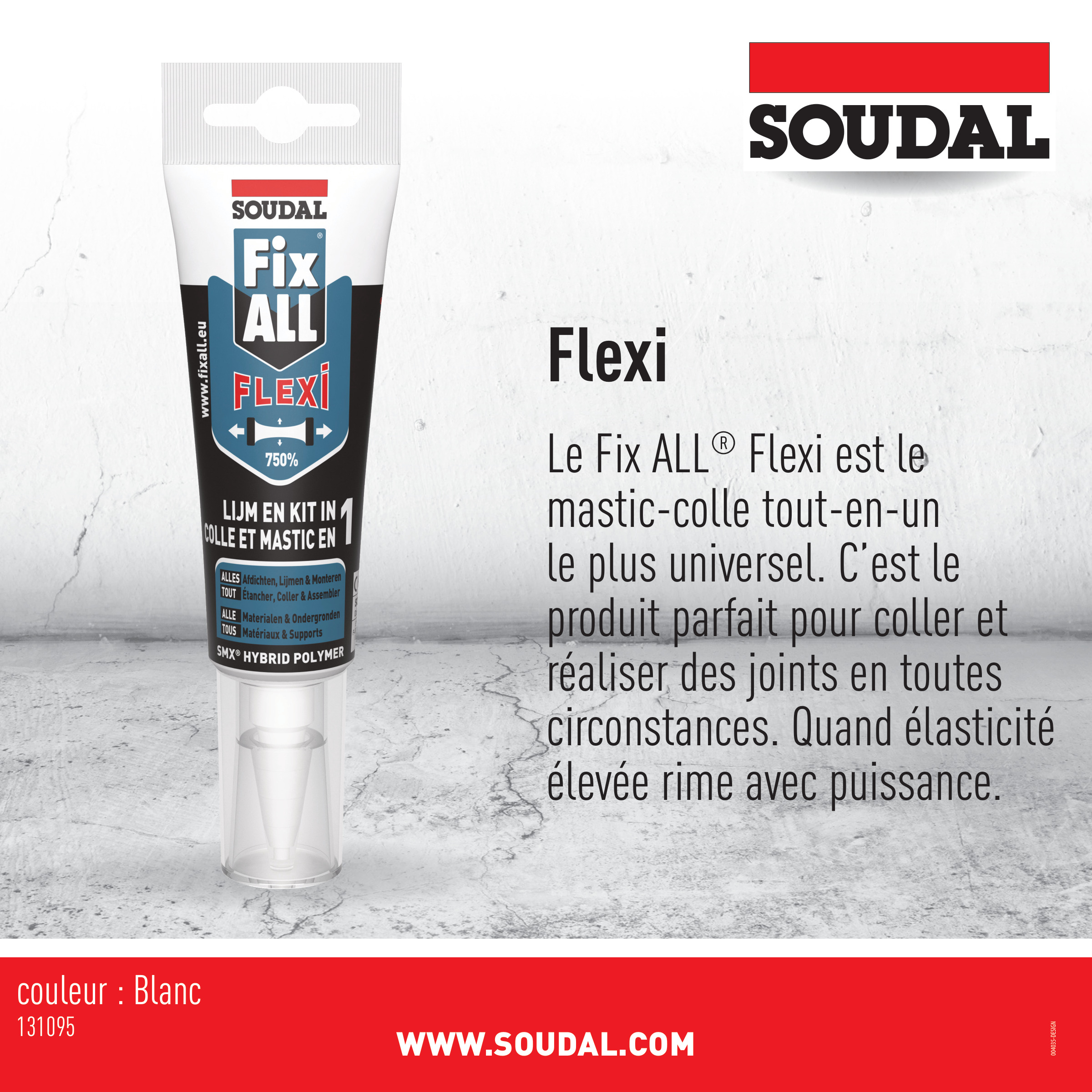 Fix All Flexi Tube 125 ml Wit 2