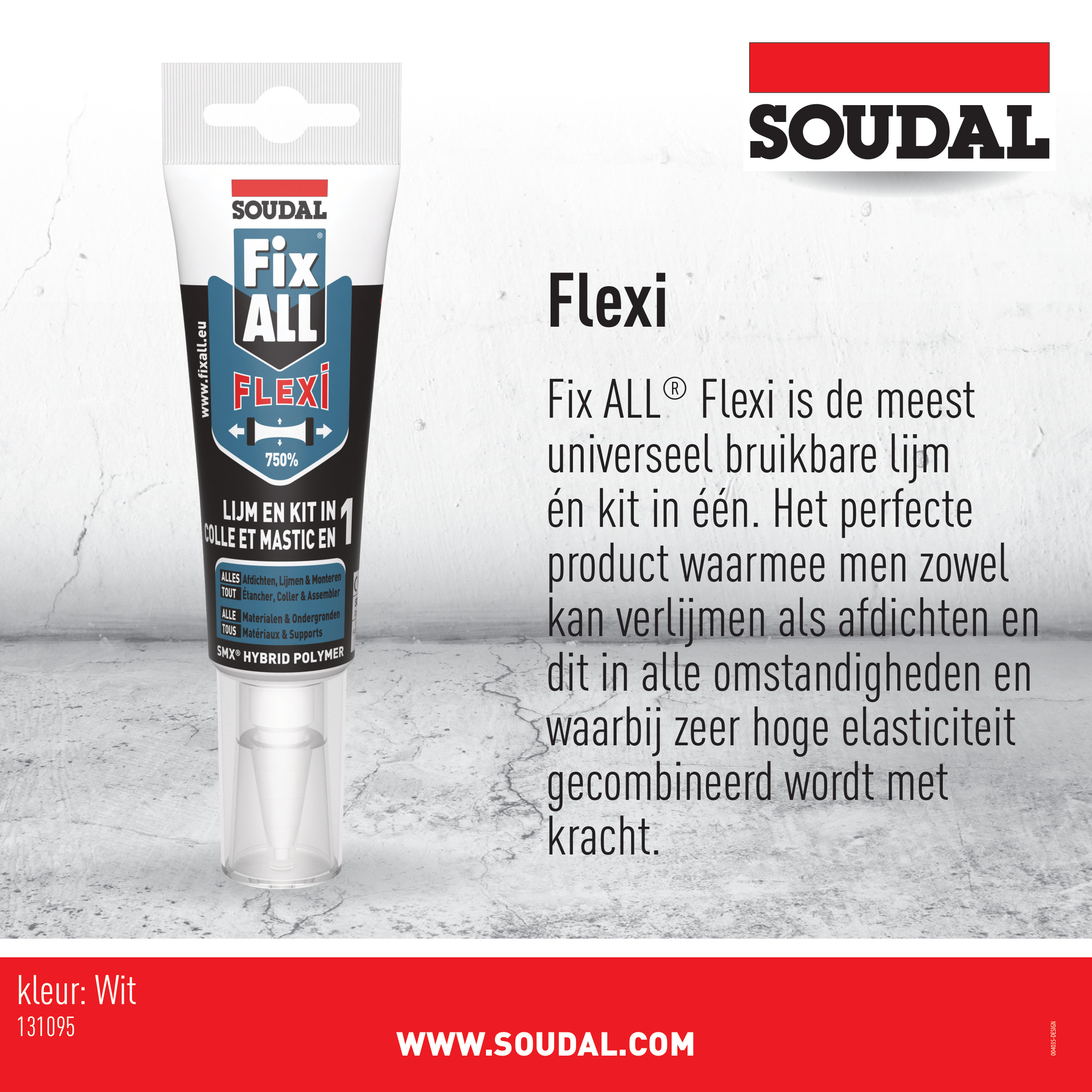 Fix All Flexi Tube 125 ml Wit 3