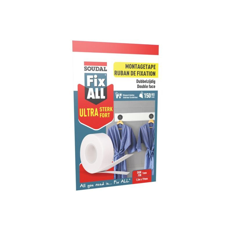 Fix All Montagetape Ultra Strong Wit
