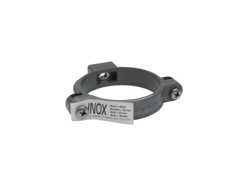 Fixo Pvc Beugel 75 mm Grijs