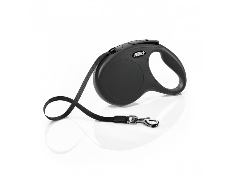 Flexi Lijnband m Zwart 5 m