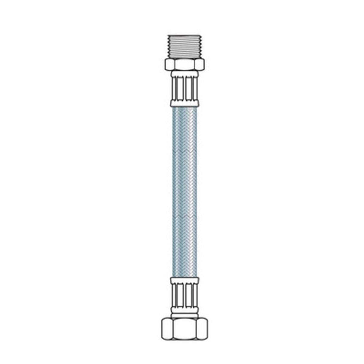 Flexibel 100 cm 3/8f X 3/8m