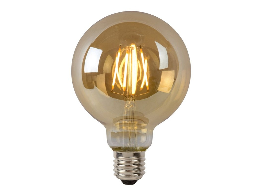 G95 Fil. Lamp-Amber-Led Dimb.-1xe27-5w-2700k