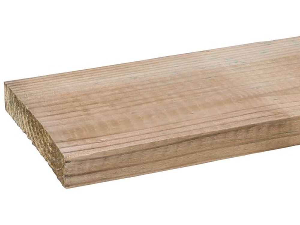 Geimpregneerd Ruw Hout 18x98mm 300 cm