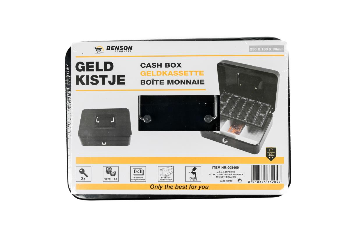 Geldkist Zwart + Muntinzet 3