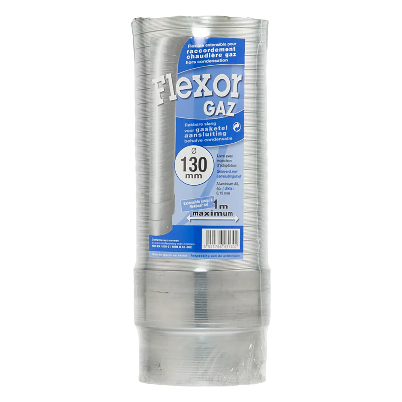 Go Alu Flex Gas 130 mm 1 m