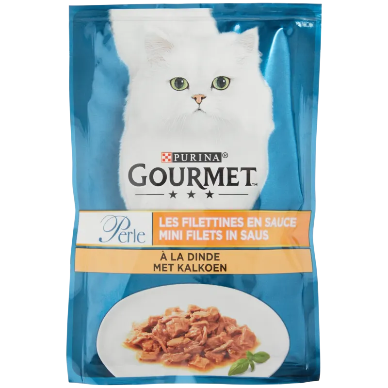 Gourmet Kattenvoer Kalkoen 85 g