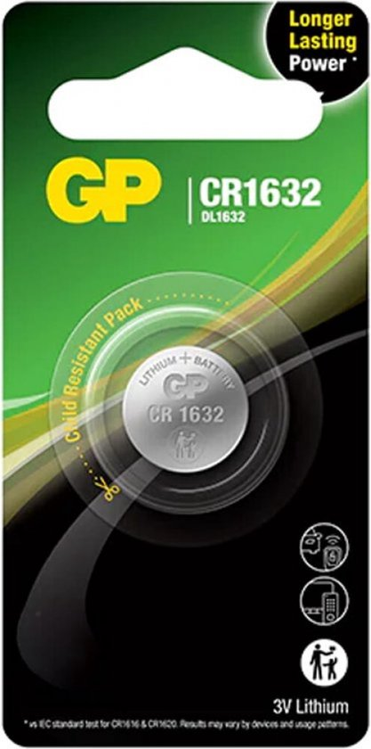 Gp Batterij 1632 3