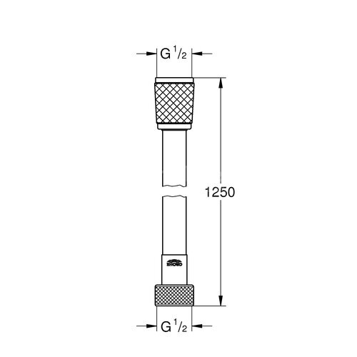 Grohe Douchslang 125 cm
