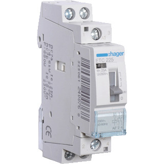 Hager - Contactor D/n - 2x25a - 230v - 2no