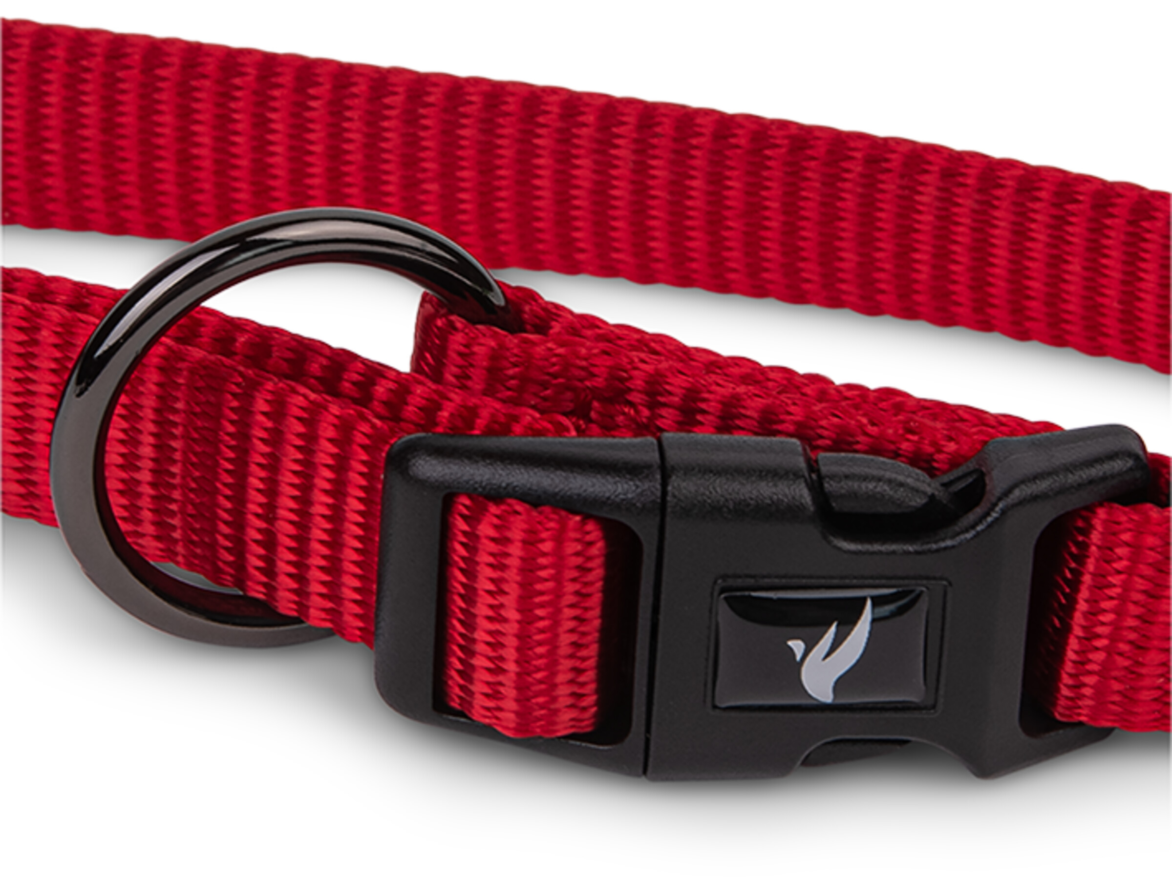 Halsband Classic Nylon Rood 50-66cmx25mm Xl 2